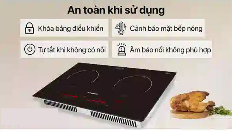 Bếp điện từ đôi Kangaroo kg865I - Hàng chính hãng