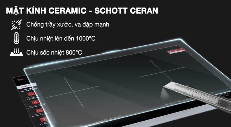 Bếp điện từ đôi Hafele HC-I7325B - Hàng chính hãng