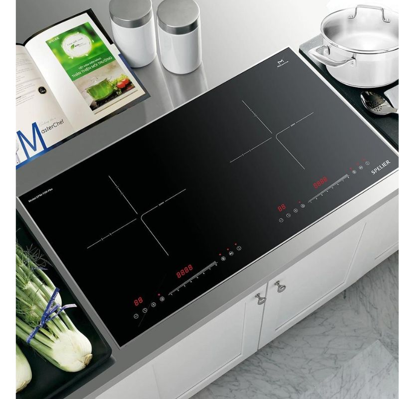 Bếp điện từ đôi Spelier SPM-728I PLUS - Hàng chính hãng