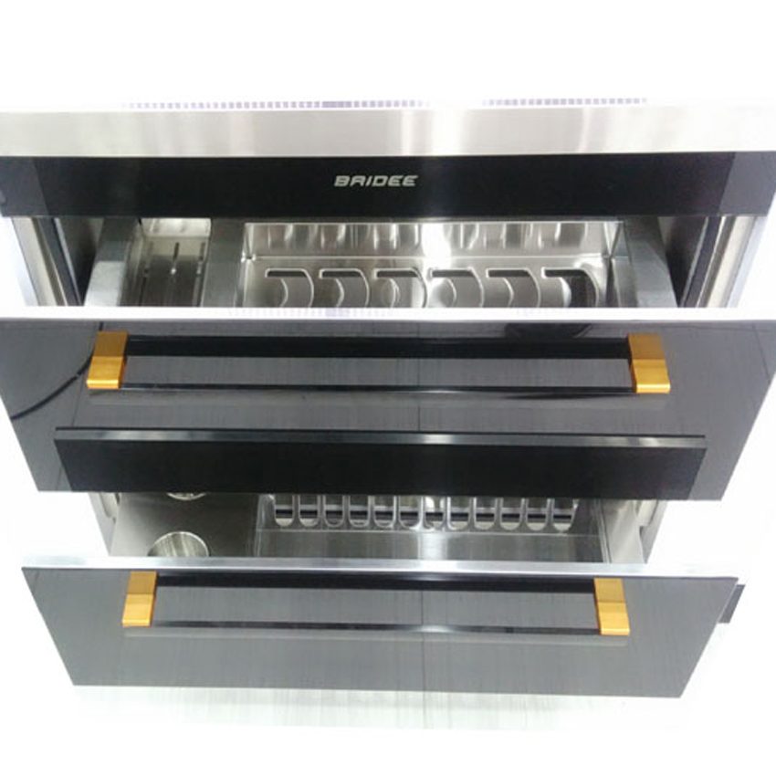 Bếp điện từ đôi tích hợp hút mùi Baidee F1-1 - Hàng chính hãng