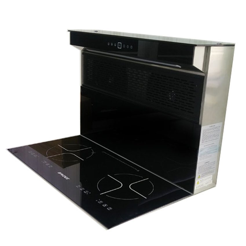 Bếp điện từ đôi tích hợp hút mùi Baidee EA9-10 - Hàng chính hãng