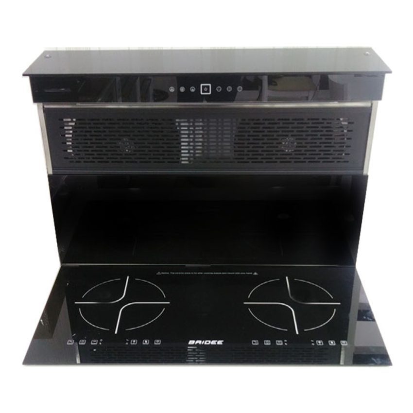 Bếp điện từ đôi tích hợp hút mùi Baidee EA9-10 - Hàng chính hãng