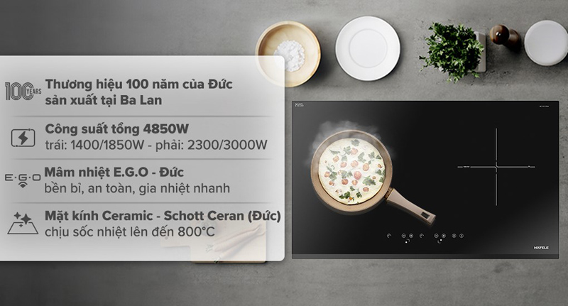 Bếp điện từ đôi Hafele HC-IS772EA - Hàng chính hãng