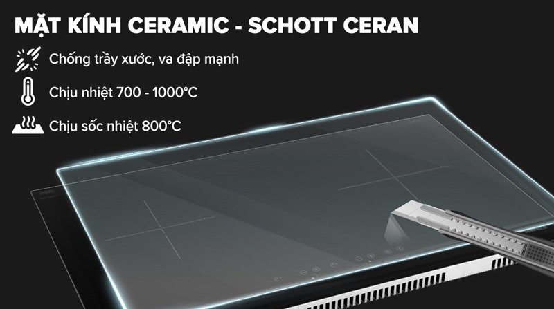 Bếp điện từ đôi Hafele HC-IS772EA - Hàng chính hãng