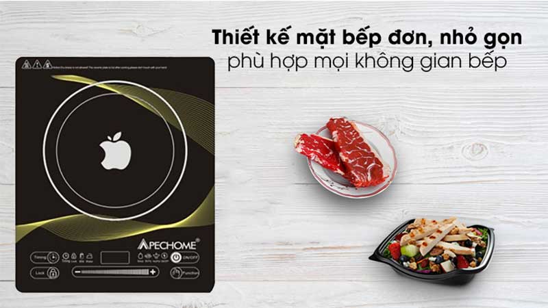 Bếp điện từ đơn Apechome APH-BT2020 - Hàng chính hãng