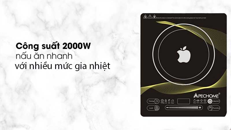 Bếp điện từ đơn Apechome APH-BT2020 - Hàng chính hãng