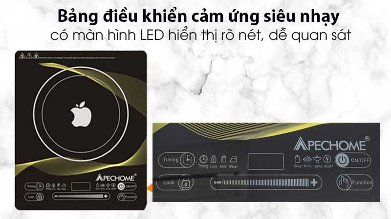 Bếp điện từ đơn Apechome APH-BT2020 - Hàng chính hãng