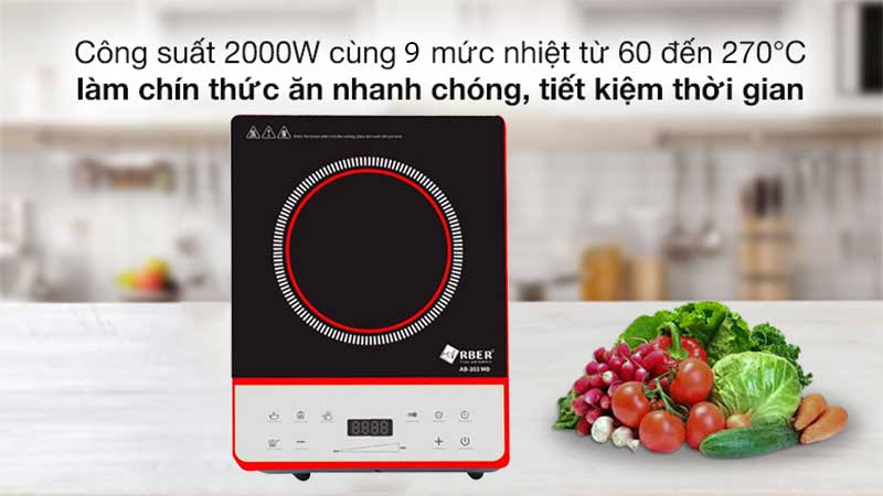 Bếp điện từ đơn Arber AB-303MD - Hàng chính hãng