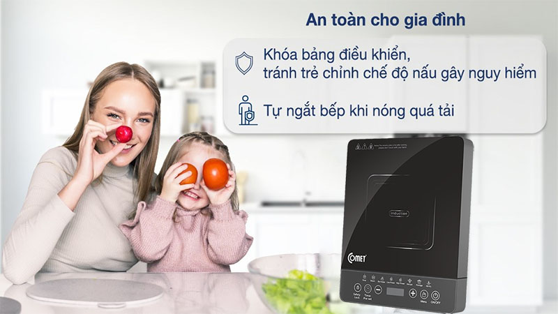 Bếp điện từ đơn Comet CM5415 - Hàng chính hãng