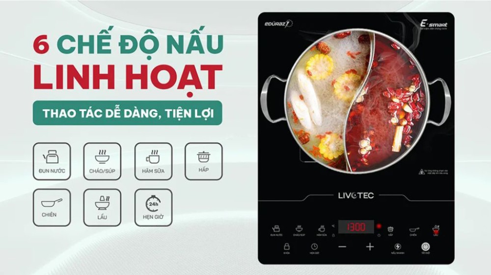 Bếp điện từ đơn Livotec LIS-646 - Hàng chính hãng