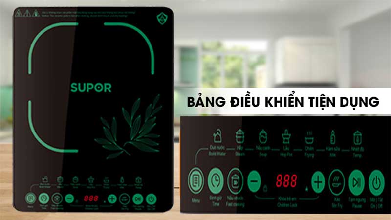 Bếp điện từ đơn Supor SDHCB11TVN-GR-210 - Hàng chính hãng