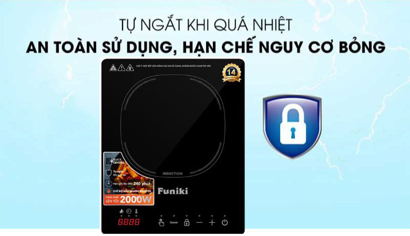 Bếp điện từ đơn Funiki HSD8136 - Hàng chính hãng