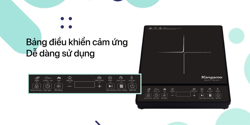 Bếp điện từ đơn Kangaroo KG18IC1 - Hàng chính hãng