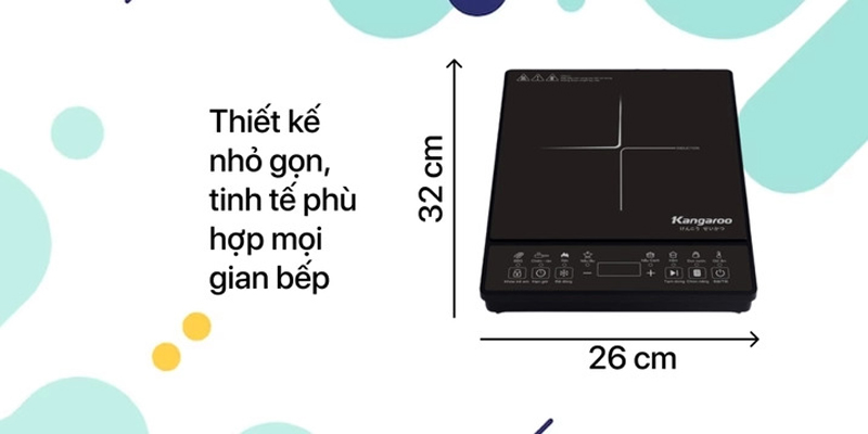 Bếp điện từ đơn Kangaroo KG18IC1 - Hàng chính hãng