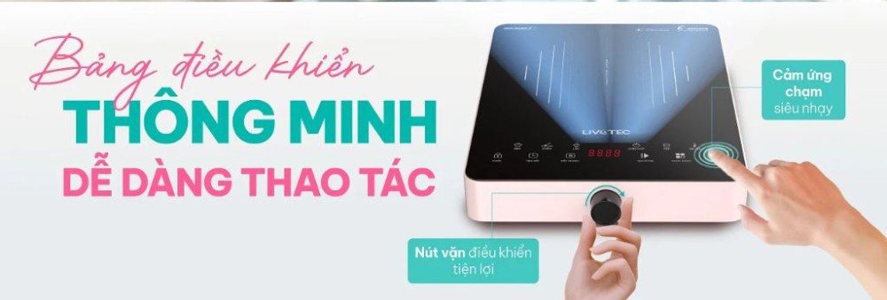 Bếp điện từ đơn Livotec LIS-560C/P/B - Hàng chính hãng