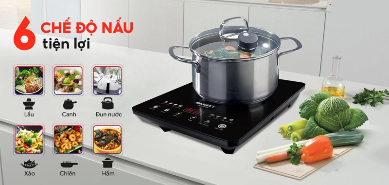 Bếp điện từ đơn Sanaky VH-6100HY - Hàng chính hãng