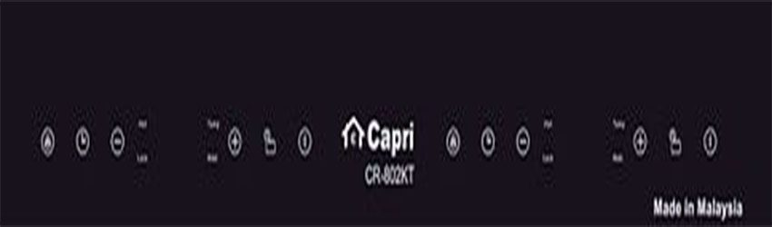 Bếp đôi điện từ hồng ngoại Capri CR-802KT - Hàng chính hãng