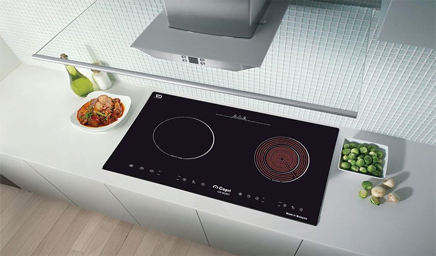 Bếp đôi điện từ hồng ngoại Capri CR-802KT - Hàng chính hãng