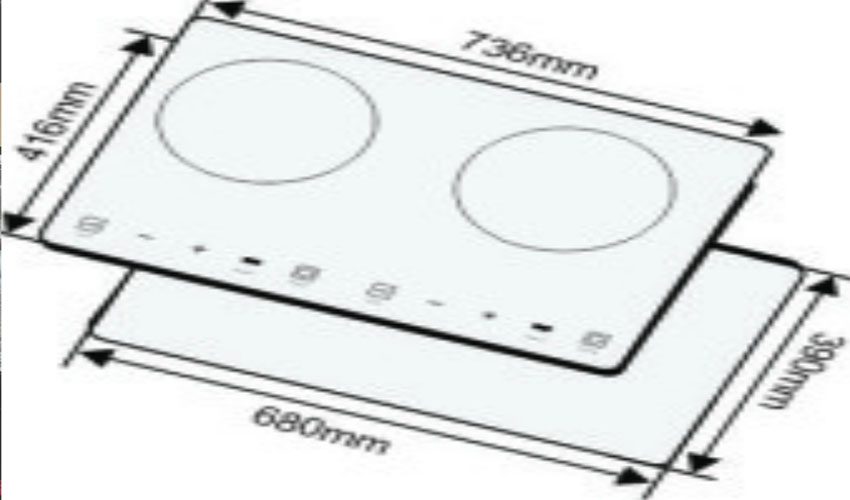Bếp đôi hồng ngoại điện từ âm Grasso GS-702EH - Hàng chính hãng
