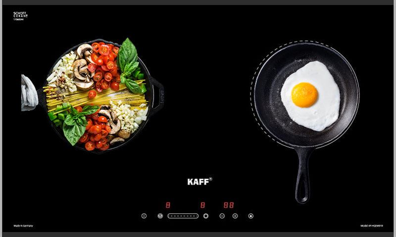 Bếp điện từ kết hợp hồng ngoại Kaff KF-EG900IH (Made in Germany) - Hàng chính hãng