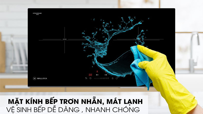 Bếp từ kết hợp hồng ngoại Malloca MH-732 IRN - Hàng chính hãng