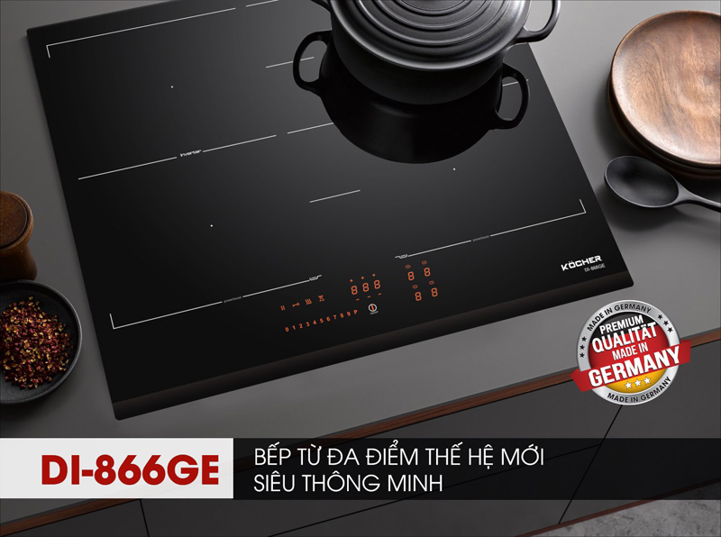 Bếp điện từ Kocher DI-866GE - Hàng chính hãng