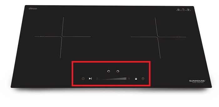 Bếp đôi điện từ Sunhouse SHB-DI02 - Hàng chính hãng