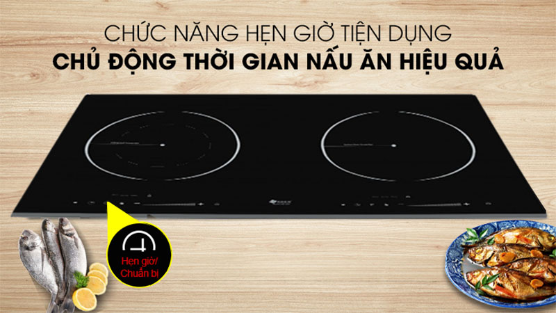 Bếp đôi hồng ngoại điện từ Arber ABI339 - Hàng chính hãng