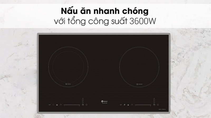 Bếp đôi hồng ngoại điện từ Arber ABMLS556 - Hàng chính hãng