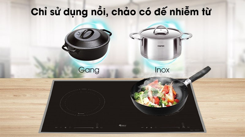 Bếp đôi hồng ngoại điện từ Arber ABMLS556 - Hàng chính hãng