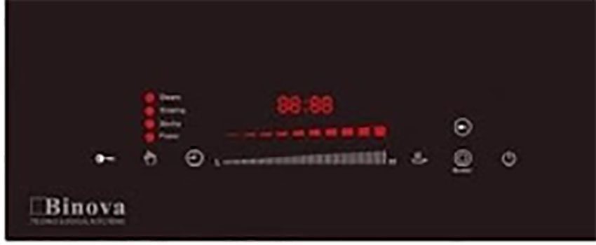 Bếp đôi điện từ hồng ngoại Binova BI-555GM-IC - Hàng chính hãng