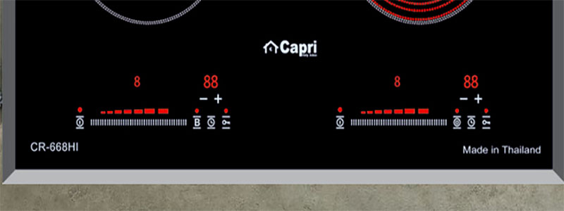 Bếp đôi điện từ hồng ngoại Capri CR-668HI - Hàng chính hãng