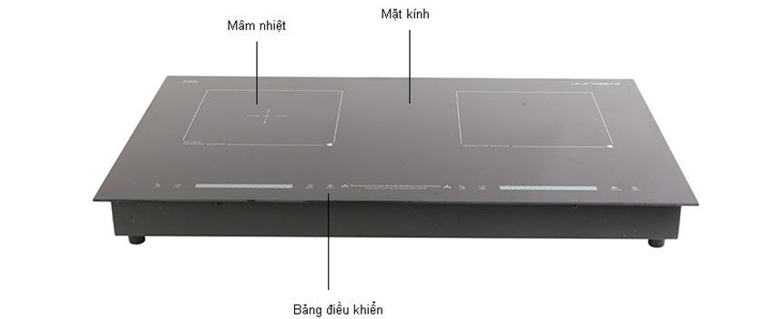 Bếp đôi điện từ hồng ngoại Junger MTD-18 - Hàng chính hãng