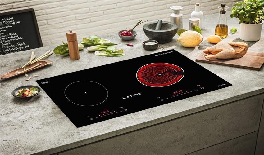 Bếp đôi điện từ hồng ngoại Latino LT-68IR - Hàng chính hãng