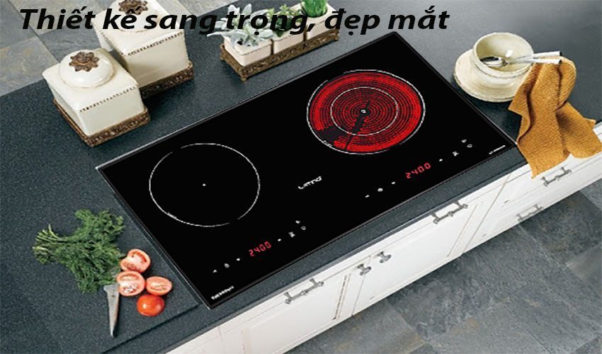 Bếp đôi điện từ hồng ngoại Latino LT-789MH - Hàng chính hãng