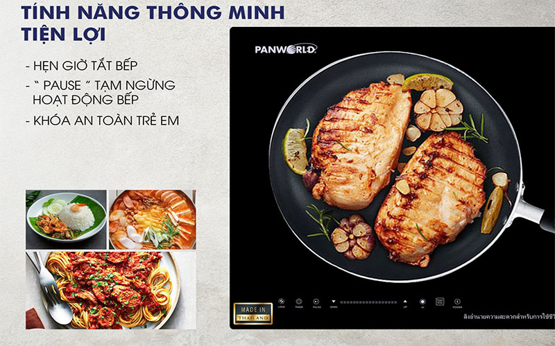 Bếp đôi điện từ hồng ngoại Panworld PW-1924 - Hàng chính hãng