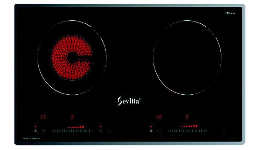 Bếp đôi điện từ hồng ngoại inverter Sevilla SV-M100D  - Hàng chính hãng