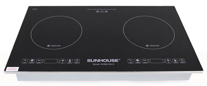 Bếp đôi điện từ Sunhouse SHB9108-S - Hàng chính hãng