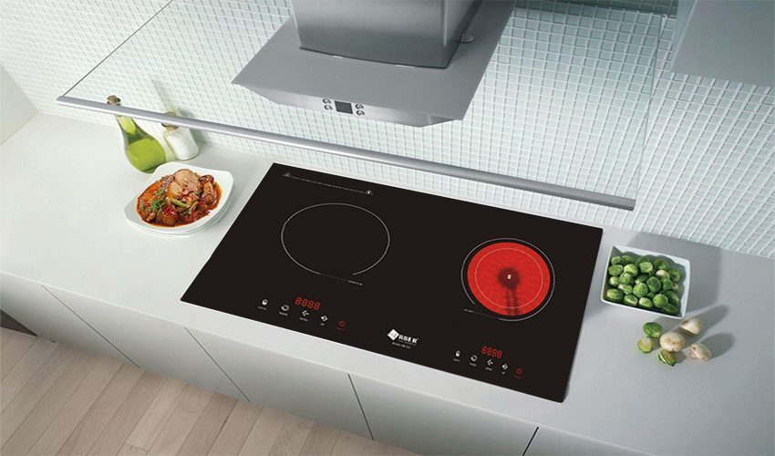 Bếp điện từ kết hợp hồng ngoại Arber AB-372 - Hàng chính hãng