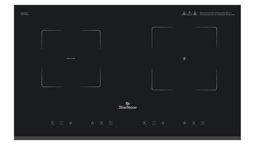 Bếp đôi hồng ngoại điện từ Bluestone ICB-6823 - Hàng chính hãng