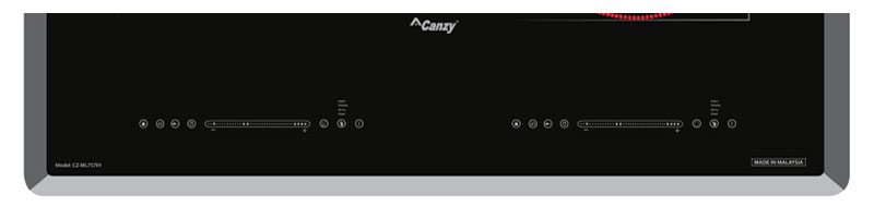 Bếp đôi hồng ngoại điện từ Canzy CZ-ML757IH - Hàng chính hãng