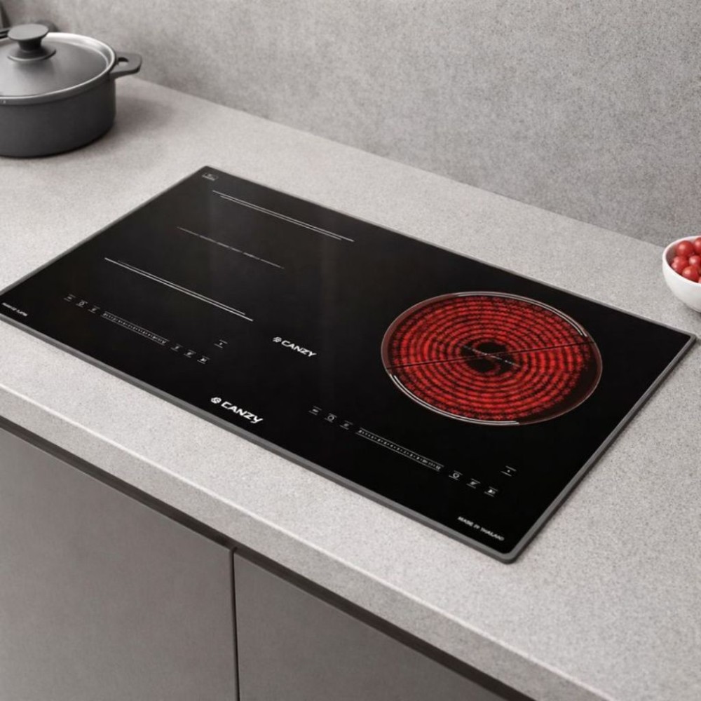 Bếp đôi hồng ngoại điện từ Canzy CZ TL 875R - Hàng chính hãng