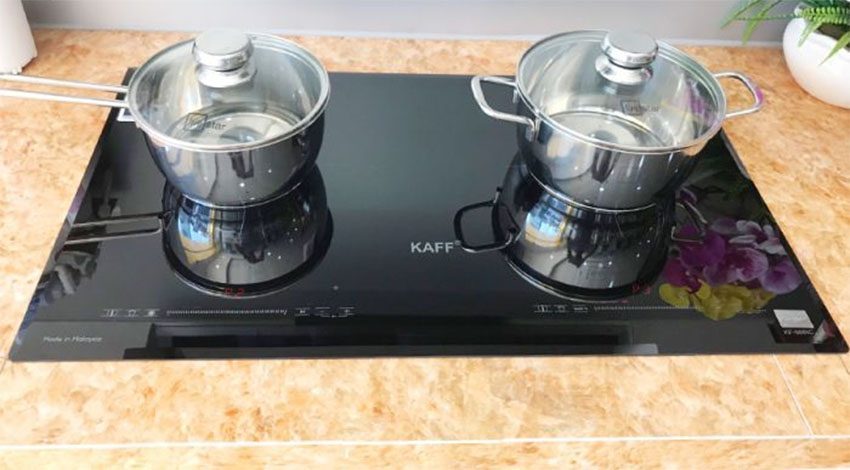 Bếp đôi hồng ngoại điện từ Kaff KF-988IC - Hàng chính hãng