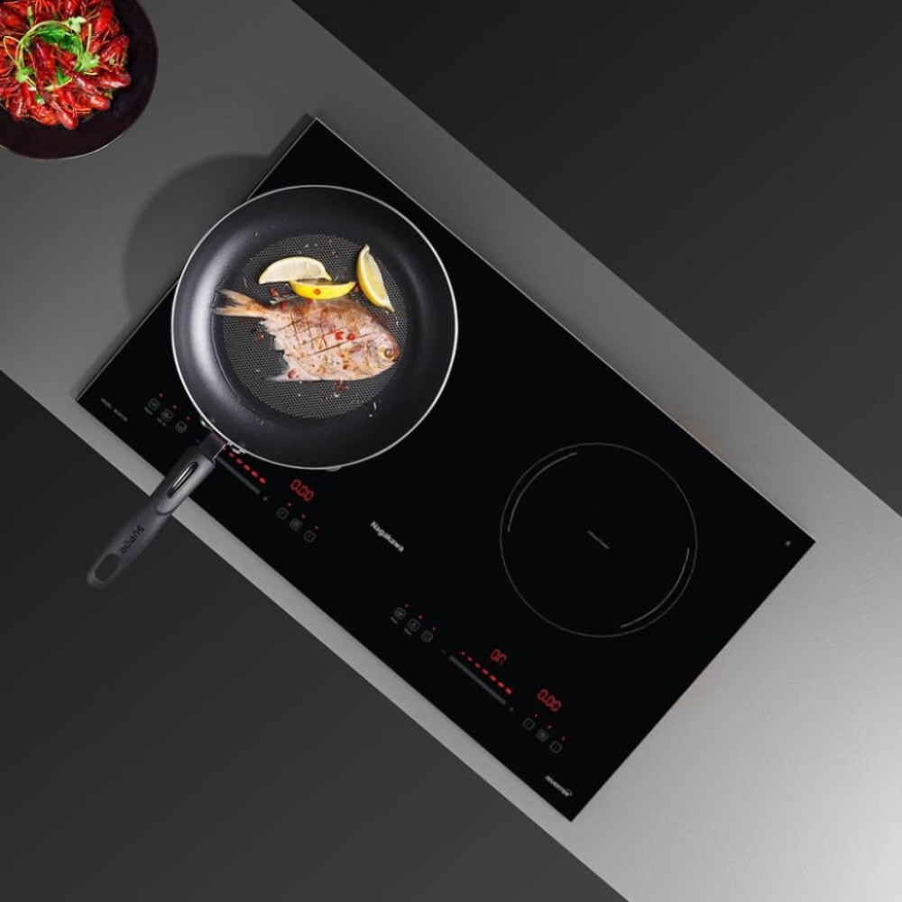 Bếp đôi hồng ngoại điện từ Nagakawa NK2F03M - Hàng chính hãng