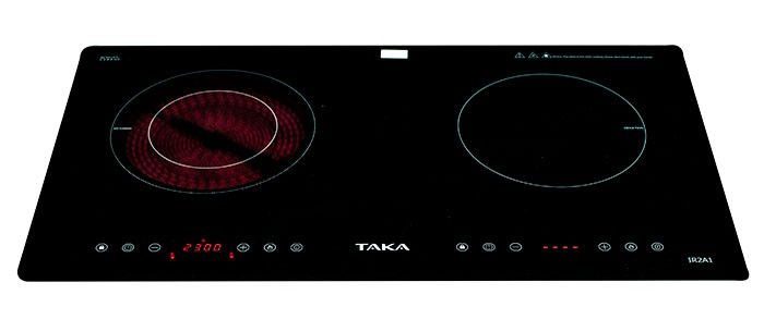 Bếp đôi hồng ngoại - điện từ Taka TK-IR2A1 - Hàng chính hãng