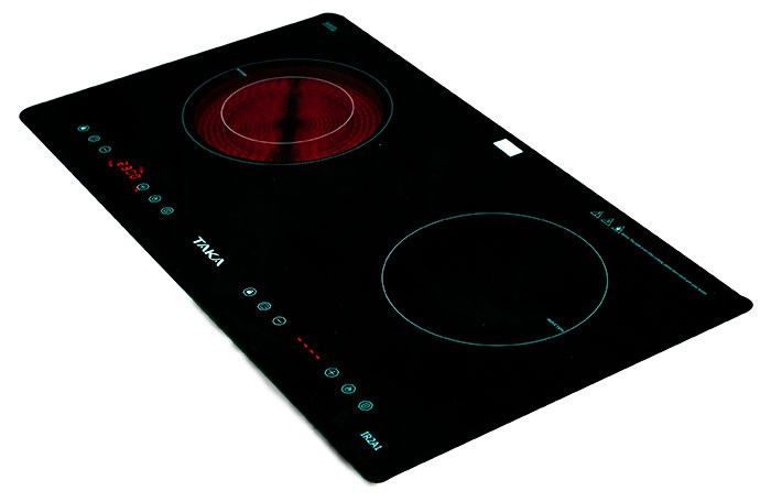 Bếp đôi hồng ngoại - điện từ Taka TK-IR2A1 - Hàng chính hãng