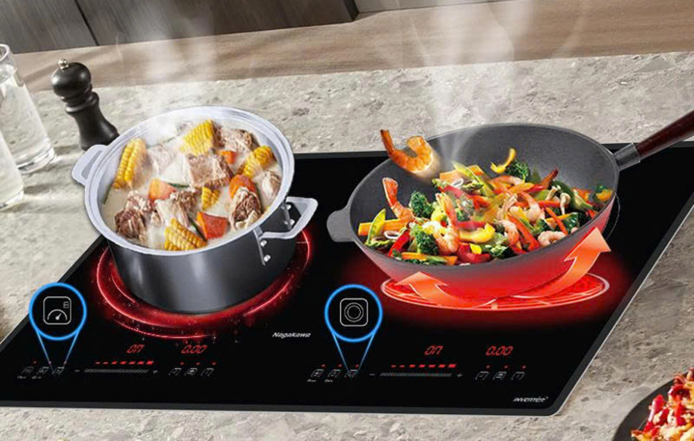 Bếp đôi hồng ngoại điện từ Nagakawa NII8996 - Hàng chính hãng