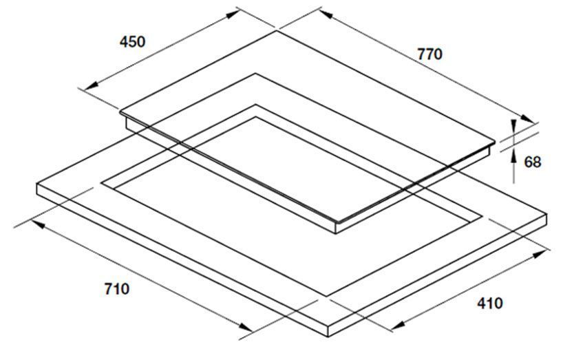 Bếp đôi từ Hafele HC-I772B 536.01.855 - Hàng chính hãng