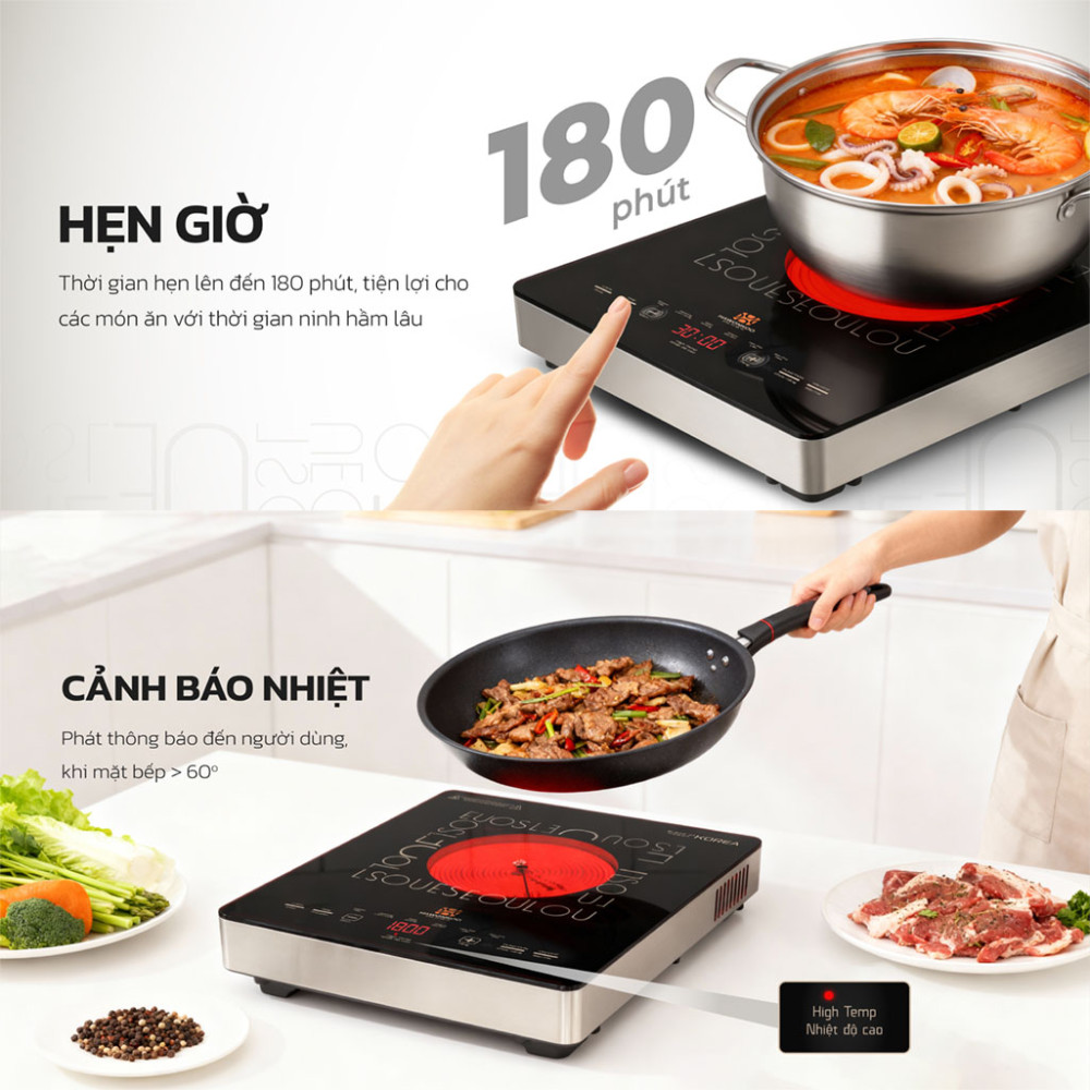 Bếp đơn hồng ngoại Hawonkoo SEOUL-CEH-111 - Hàng chính hãng