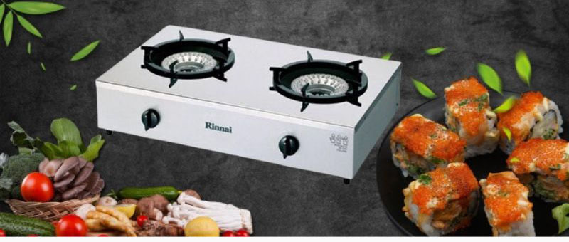 Bếp ga bán công nghiệp Rinnai RSB-2PRF - Hàng chính hãng